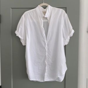 Xirena white short sleeve button shirt